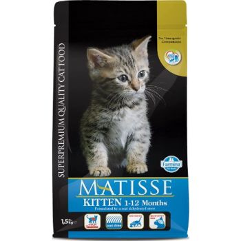  FARMINA PET FOODS Matisse Dry Cat Food, Kitten, Chicken Flavor, 1.5 Kg 