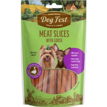  Dog Fest Slices With Goose For Small Breeds 