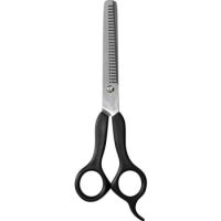 stainless steel thinning scissor with plastic handle