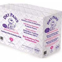 Midwest Dry Paws Training Pee Pads  Floor Protection Pads 100 Counts 58.42 x 60.96 x 0.33 cm