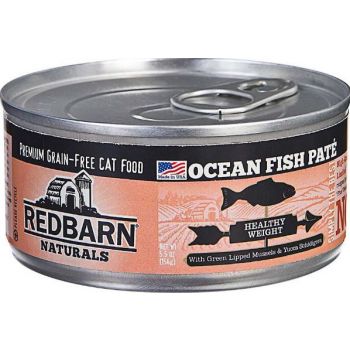  RedBarn Weight Control Ocean Fish Pate Cat Food 5.5oz 