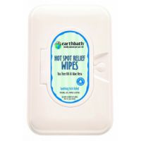 Earthbath® Hot Spot Wipes Tea Tree Oil & Aloe Vera, 100 ct