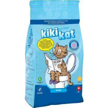  Kiki Kat White Bentonite Clumping Cat Litter –Natural – 20 L (17.4 Kg ) 