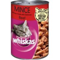 Whiskas Mince Beef Wet  Cat Food - 400G