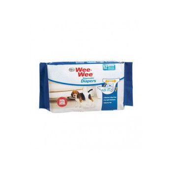 Four Paws Wee-Wee Disposable Diapers, 12 Pack Medium 