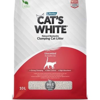  Cats White Litter 10L Natural 