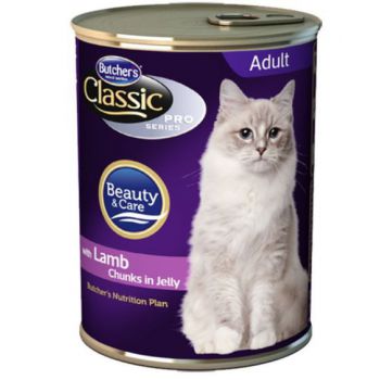  Butcher's Calssic Pro Series with lamb Adult Cat Food, 400g 