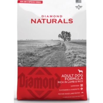  Diamond Naturals Adult Dog Dry Food Lamb Meal & Rice Formula 2kg 