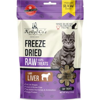  KELLY & CO’S Single Ingredient Freeze-dried Lamb Liver for Cat – 40g 