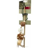 M-PETS Natura 3-Balls Cat Wand Toys