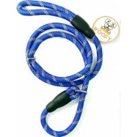 Woofy Nylon Slip Rope Leash Large Blue