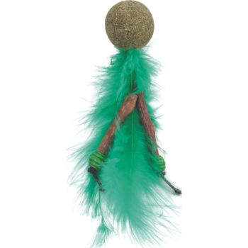  M-PETS Charmy Bugbear Green Catnip Cat Toy 