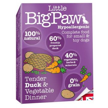  Little Big Paw Dog Duck & Vegetable Dinner 150g 