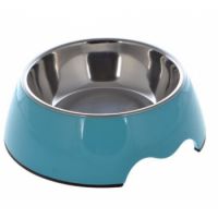 Nutrapet Melamine Round Bowl Sky Blue S: 14*4.5 Cms 160/ml5.4oz