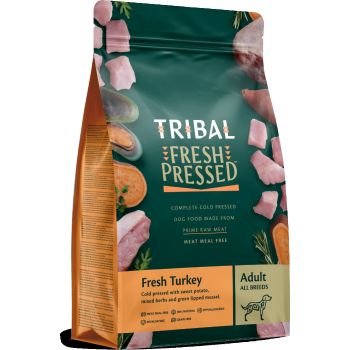  Tribal Fresh Pressed Complete Fresh Turkey Adult Dry Dog Food 2.5kg 