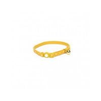 Coastal 3/8" Safe Cat Fashion Collar with Polka Dot Overlay Yellow