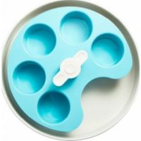 PETDREAMHOUSE SPIN INTERACTIVE FEEDER PALETTE BLUE