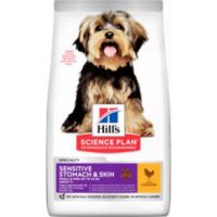 Hills Science Plan Sensitive Stomach & Skin Small & Mini Adult Dog Food With Chicken (1.5kg)