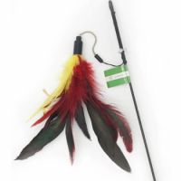 Pawsitiv Flying Birdy Cat Wand Red