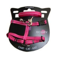 Safe Harness & Lead Fushia