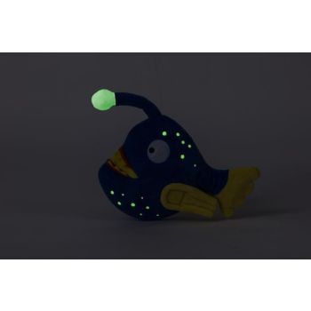  Freedog Anglerfish Glow in the Dark Plush Toys for Dogs 31 x 19 cm 