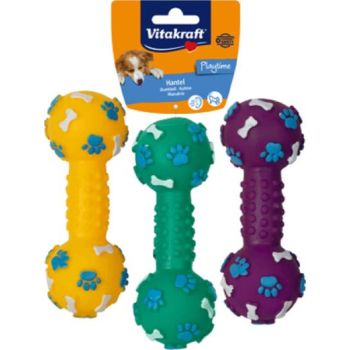  Vitakraft Playtime Dumbbell Dog Toy - Assorted Colors 