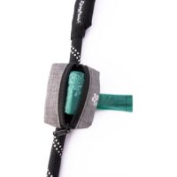 ZippyPaws - Adventure Leash Bag, Dog Poop Bag Holder Leash Attachment - Graphite