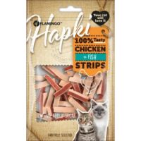 Flamingo Chicken Fish Strips Cat Treats 85g