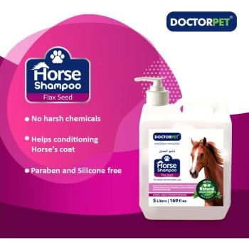  Doctor Pet Horse Shampoo Flax Seed 5 Liters 