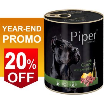  Piper Dog Wet Food With Game And Pumpkin 800g 