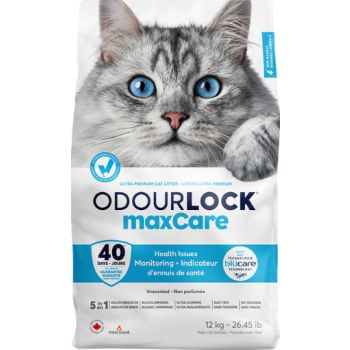  Odourlock Maxcare Cat Litter Unscented 12kg 