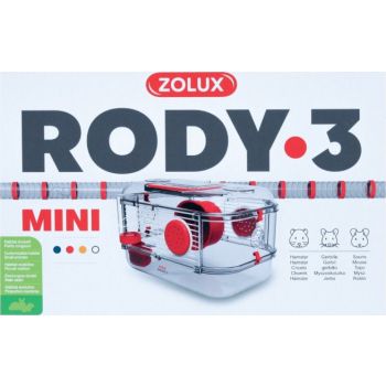  Rody 3 Mini Rodent Cage, Grenadine Red 
