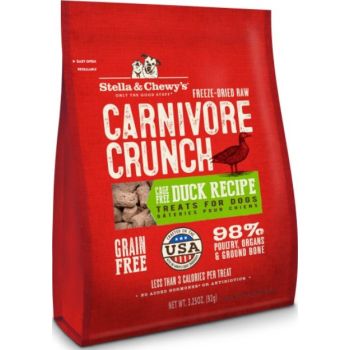  Stella & Chewy's Dog FD Carnivore Crunch – Duck – 3.25 oz 