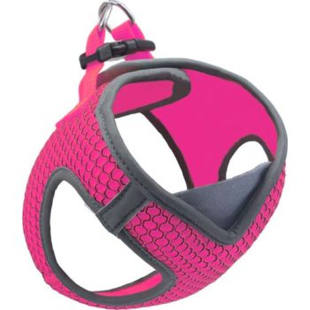  DOCO® Athletica QUICK FIT V Mesh Reflective Harness 37-40cm / 3-4.5kg(S) Pink 