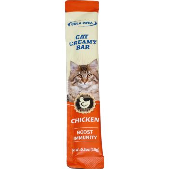  Cola Loca Cat Creamy Bar – Chicken  Flavour – 1 x 15g Tube 