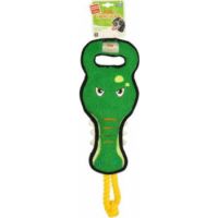 GiGwi Tug Hercules Squeaker Inside Dog Toys – Crocodile