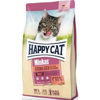  Happy Cat Minkas Sterilized Salmon 10kg 