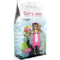 Cat's Way White Compact Baby Powder Scented Cat Litter 10L