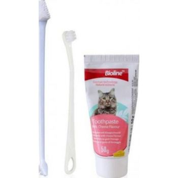 Bioline Dental Hygiene Set For Cats -50 g 