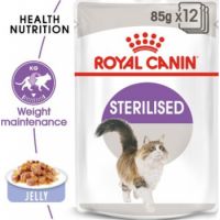 Royal Canin Wet Cat Food Jelly  Sterilised (POUCHES)85G