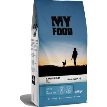  Myfood Superpremium Dry Food for Adult Small Breed Dogs with Lamb and Rice 2.5 kg 