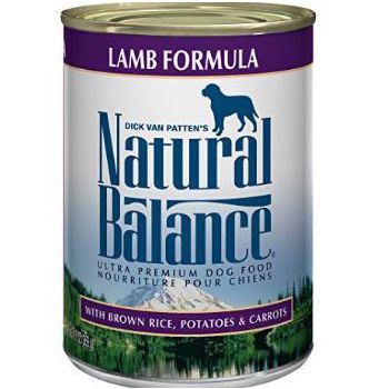  Natural Balance Lamb Canned Dog Food 13oz X ( 12 PCS ) 