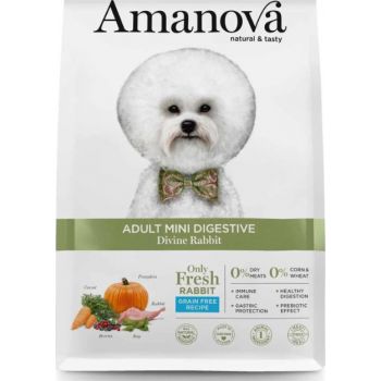  Amanova Dry Adult Mini Digestive Divine Rabbit - 2kg 