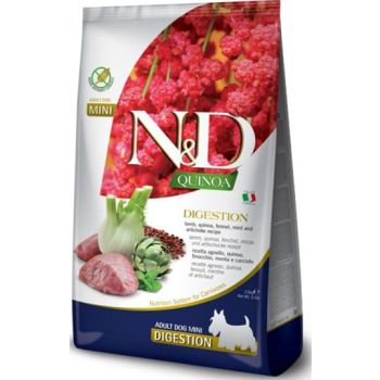  Farmina N&D Quinoa Digestion Lamb Adult Mini Dry Dog Food - 2.5 Kg 