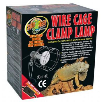  Zoo Med Wire Cage Clamp Lamp Fixture 