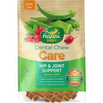  Happi Doggy Dental Chew Care-Hip & Joint Support-2.5" (18 Pieces)-150g 