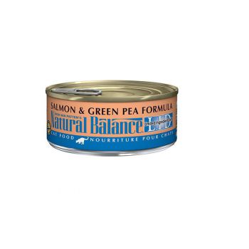  Natural Balance L.I.D. Salmon & Green Pea Formula Canned Cat Food, 3 Oz 