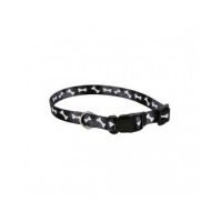 Coastal 1"Attire Dog Collar Black Bone Large