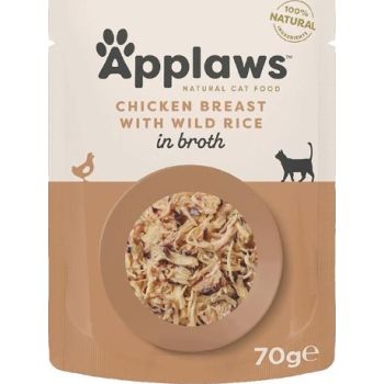  Applaws Cat Wet Food Chicken with Rice 70g Pouch 