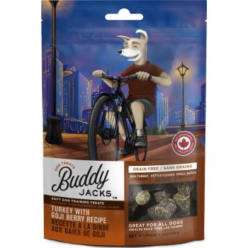  Buddy Jacks Soft and Chewy Dog Treats – Turkey with Goji Berry 7oz / 198gm 